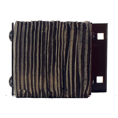 Durable Corp 6" X 10" X 14" X Flat Plate 1 Side Loading Dock Bumper B610-14-P1